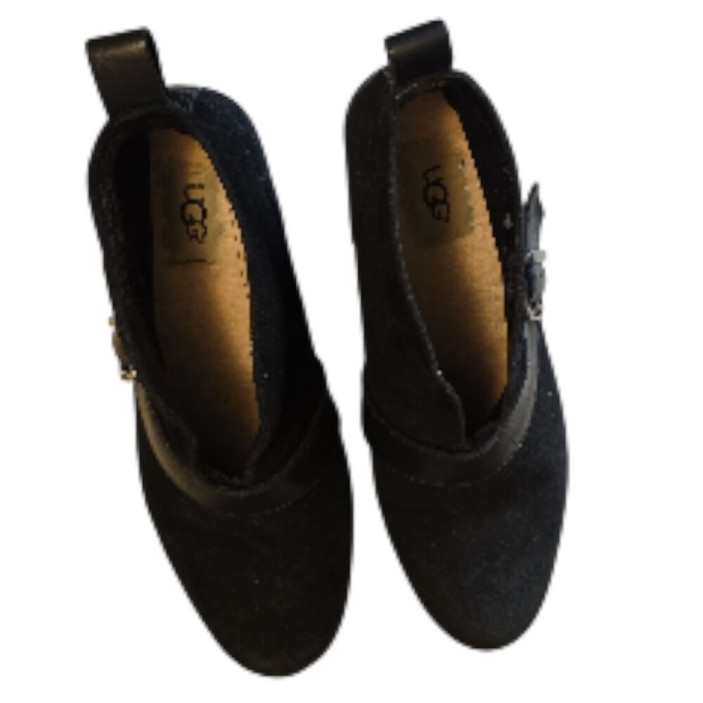 Size 7 Ugg "Wright" Suede Belted Split Shaft Boot… - image 5